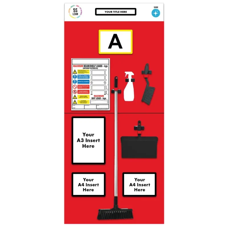 Modulean Rack End Board | Cleaning Single Red