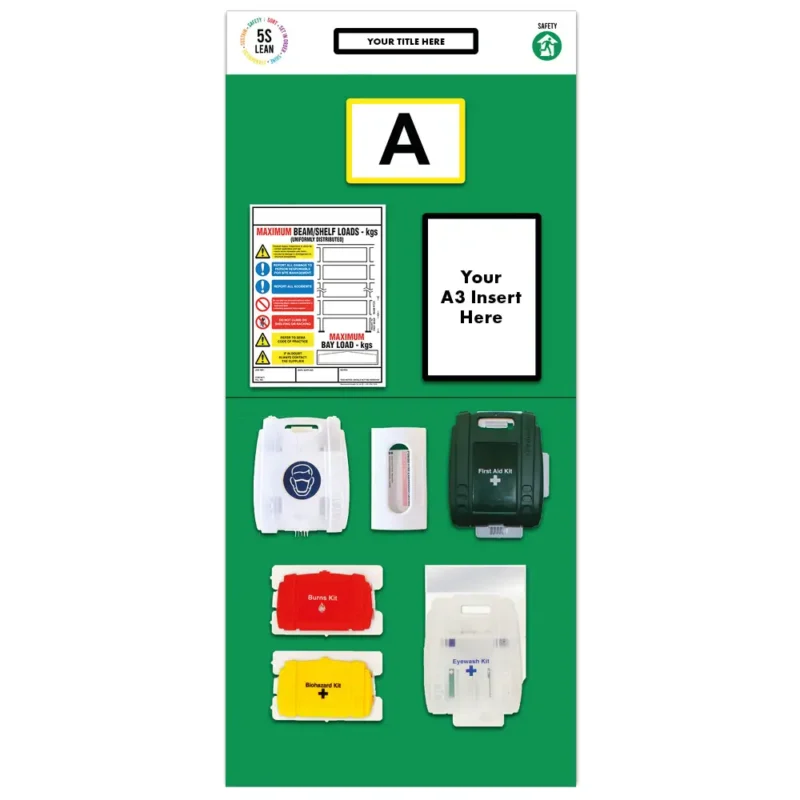 Modulean Rack End Board | First Aid Single Green