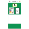 Modulean Rack End Board | White Board Single Green