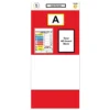 Modulean Rack End Board | White Board Single Red