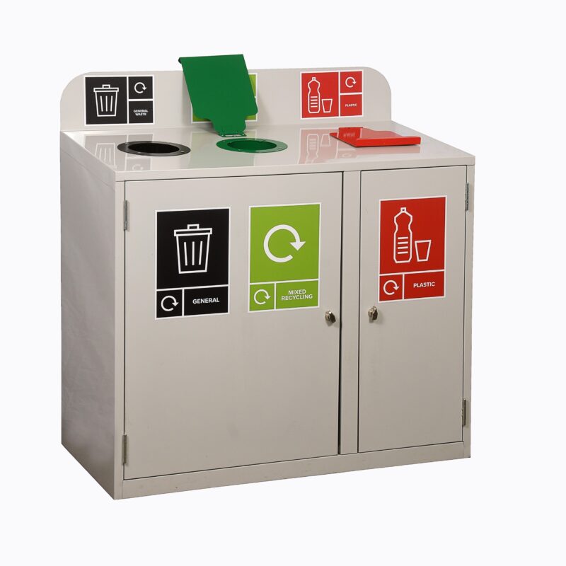 Heavy Duty Recycling Station | 240 Litre