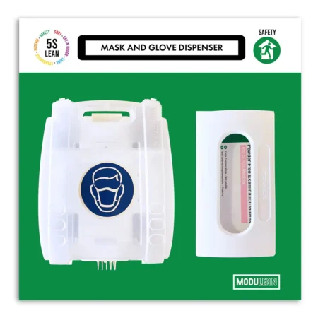 Modulean Lite Shadow Board | Mask And Glove Dispenser