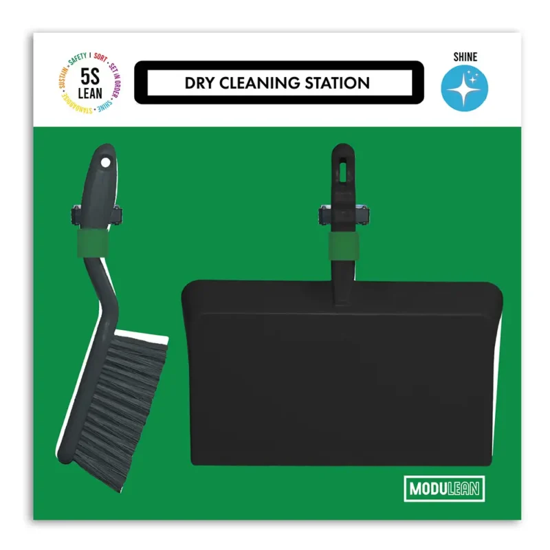 Modulean Lite Shadow Board | Cleaning Station Green