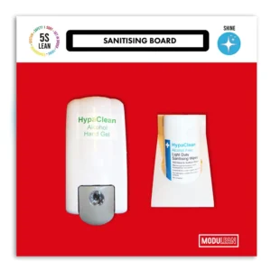 Modulean Lite Shadow Board | Sanitising Red