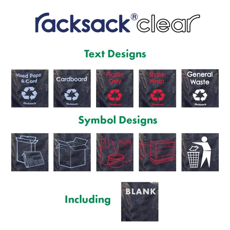 Recycling Sacks | Racksack Clear