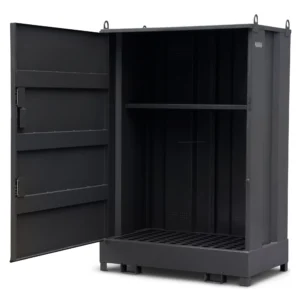 DrumBank | 2 Drum Enclosed Storage | With Shelf