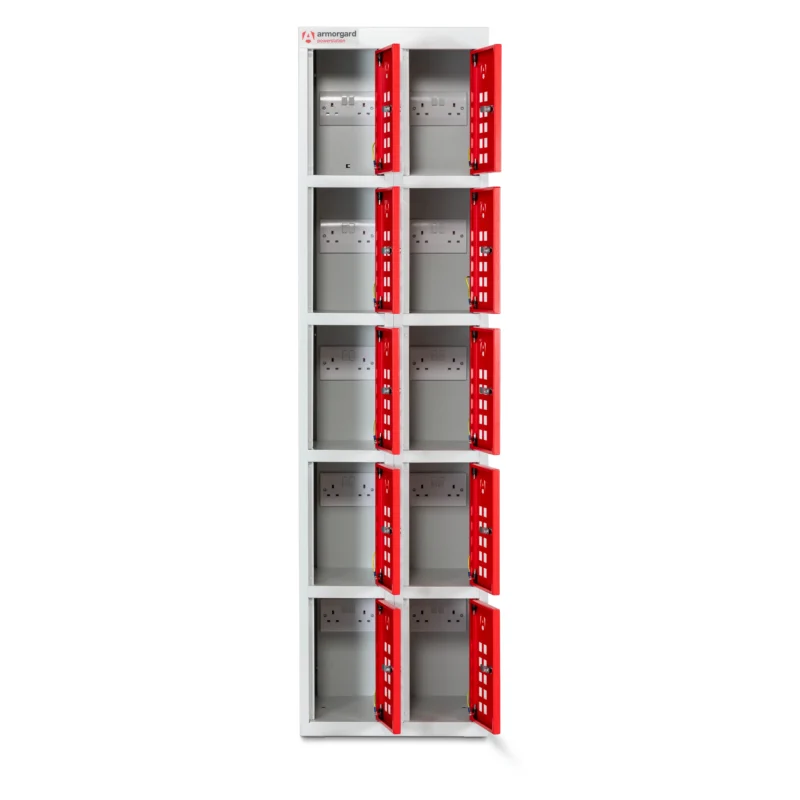 Armorgard PowerStation PWS10 | Tool Charging Lockers | 10 Door