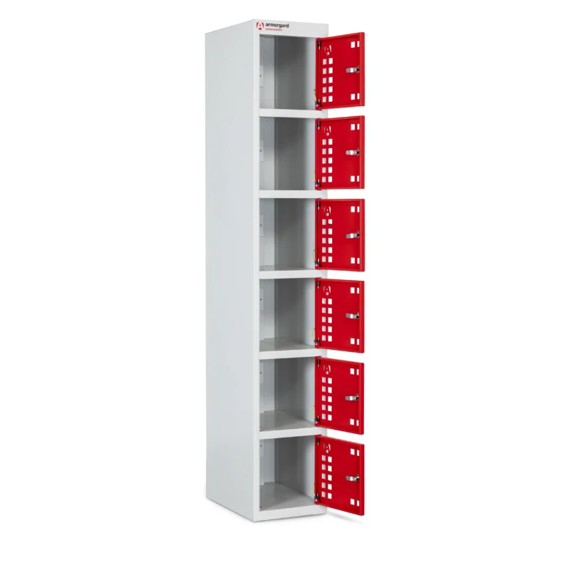 Armorgard PowerStation PWS6 | Tool Charging Lockers | 6 Door