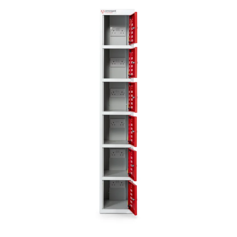 Armorgard PowerStation PWS6 | Tool Charging Lockers | 6 Door