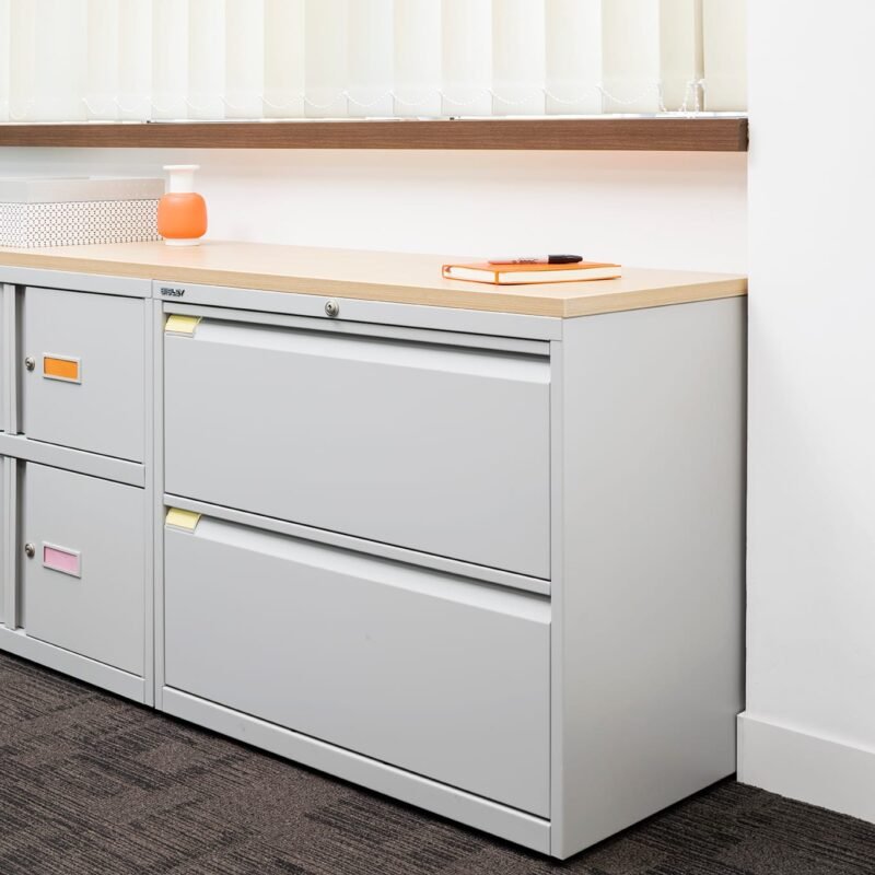 Essentials Side Filing Cabinet | 2 Drawer