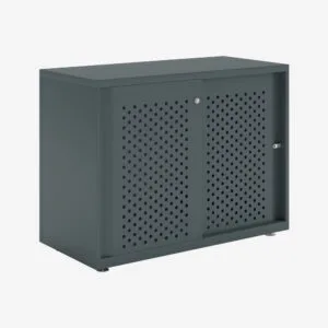 Glide Perforated Sliding Door Cabinet | 743H x 1000W x 470D