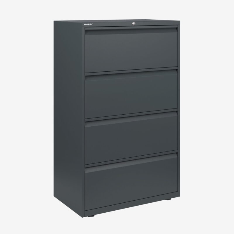 Essentials Side Filing Cabinet | 4 Drawer | 1300H x 800W