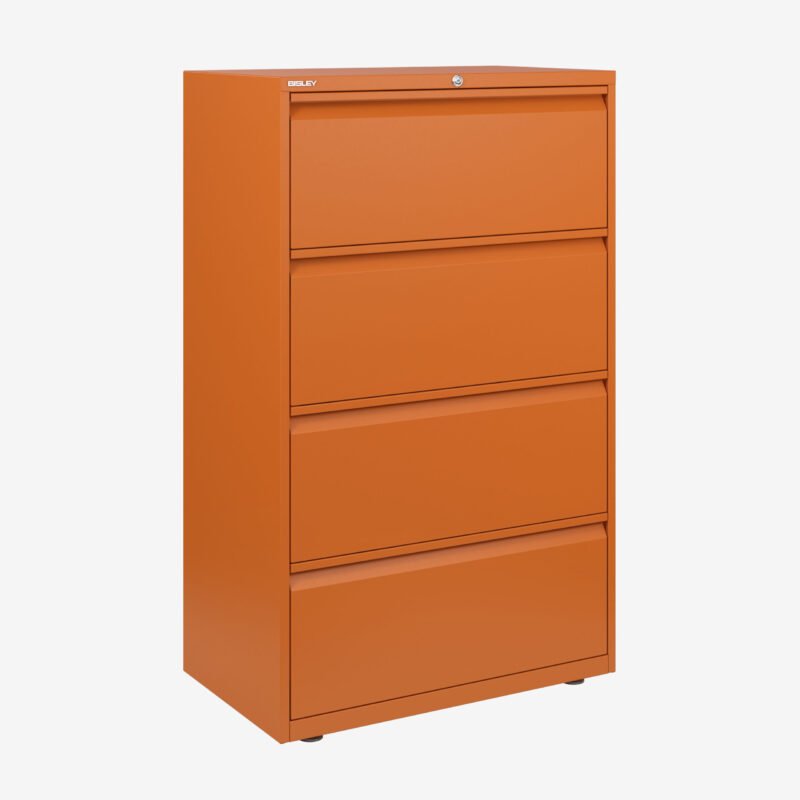 Essentials Side Filing Cabinet | 4 Drawer | 1300H x 800W