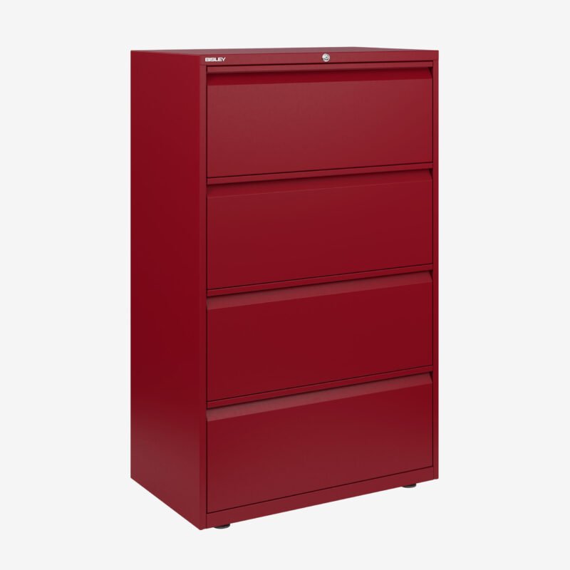 Essentials Side Filing Cabinet | 4 Drawer | 1300H x 800W