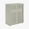 Glide Perforated Sliding Door Cabinet | 1149H x 1000W x 470D