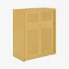 Glide Perforated Sliding Door Cabinet | 1149H x 1000W x 470D