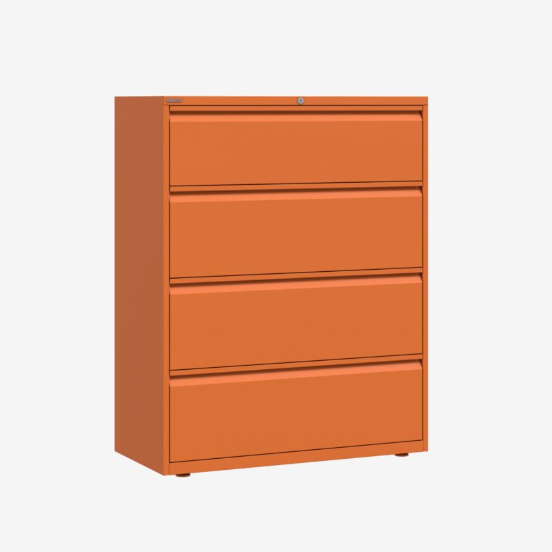 Essentials Side Filing Cabinet | 4 Drawer | 1270H x 1000W