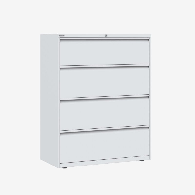 Essentials Side Filing Cabinet | 4 Drawer | 1270H x 1000W