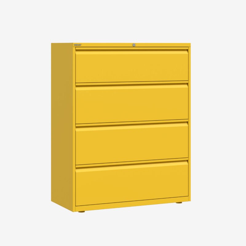 Essentials Side Filing Cabinet | 4 Drawer | 1270H x 1000W