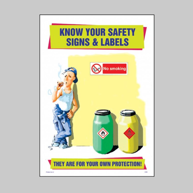 Know Your Safety Signs & Labels - Safety Poster