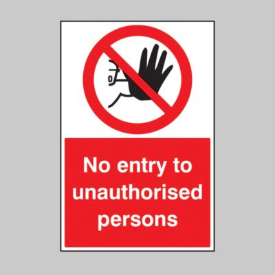 Prohibition Signs