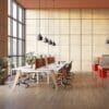 Office Desk With Timber Frame | 1200mm | 2 Person
