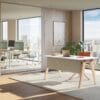 Office Desk With Timber Frame | 1200mm | Single