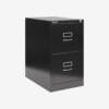 BS Traditional A4 Filing Cabinet | 2 Drawer Black