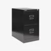 BS Traditional A4 Filing Cabinet | 2 Drawer Black