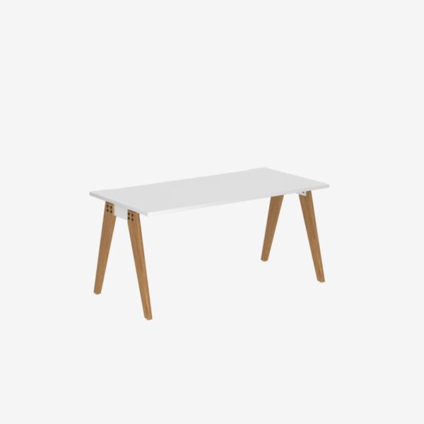 Office Desk With Timber Frame | 1600mm | Single