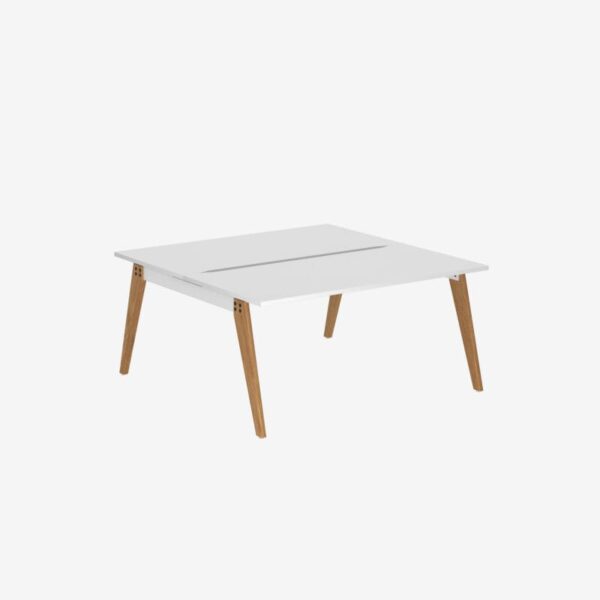 Office Desk With Timber Frame | 1600mm | 2 Person