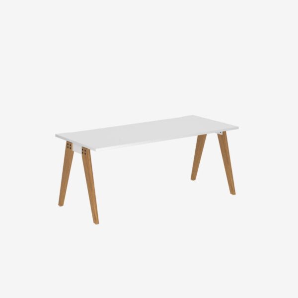 Office Desk With Timber Frame | 1800mm | Single