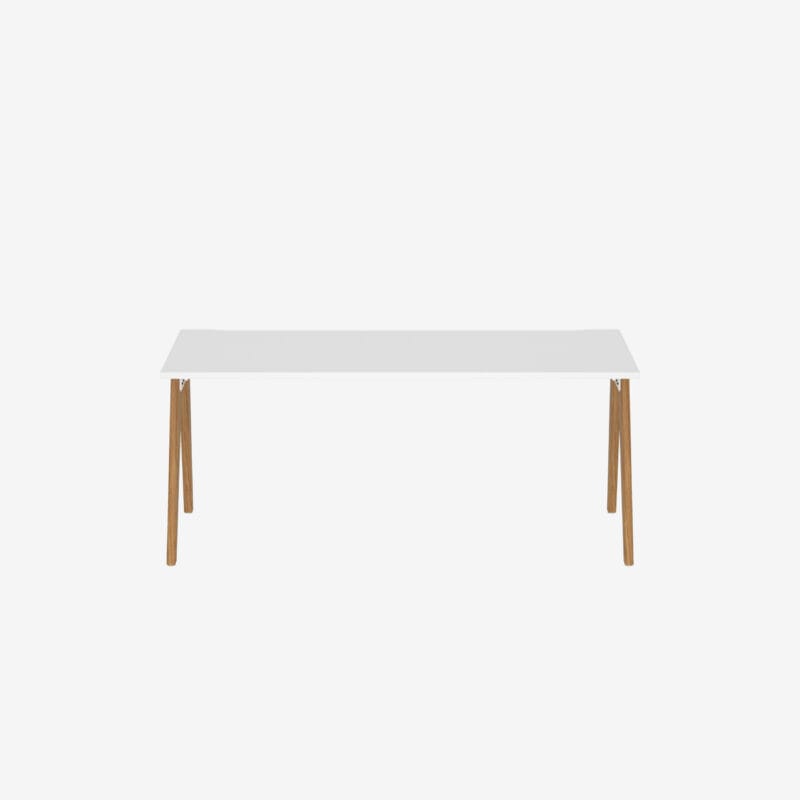 Office Desk With Timber Frame | 1800mm | Single