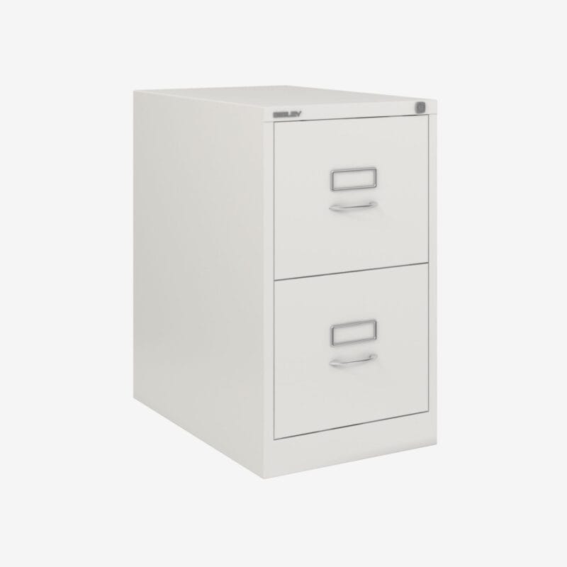 BS Traditional A4 Filing Cabinet | 2 Drawer Traffic White