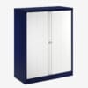 Bisley Essentials 2-Shelf Lockable Tambour Cupboard | 1270H x 1000W