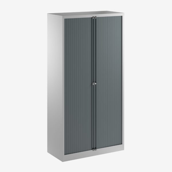 Bisley Essentials 4-Shelf Lockable Tambour Cupboard | 1970H x 1000W