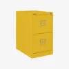 BS Traditional A4 Filing Cabinet | 2 Drawer Yellow