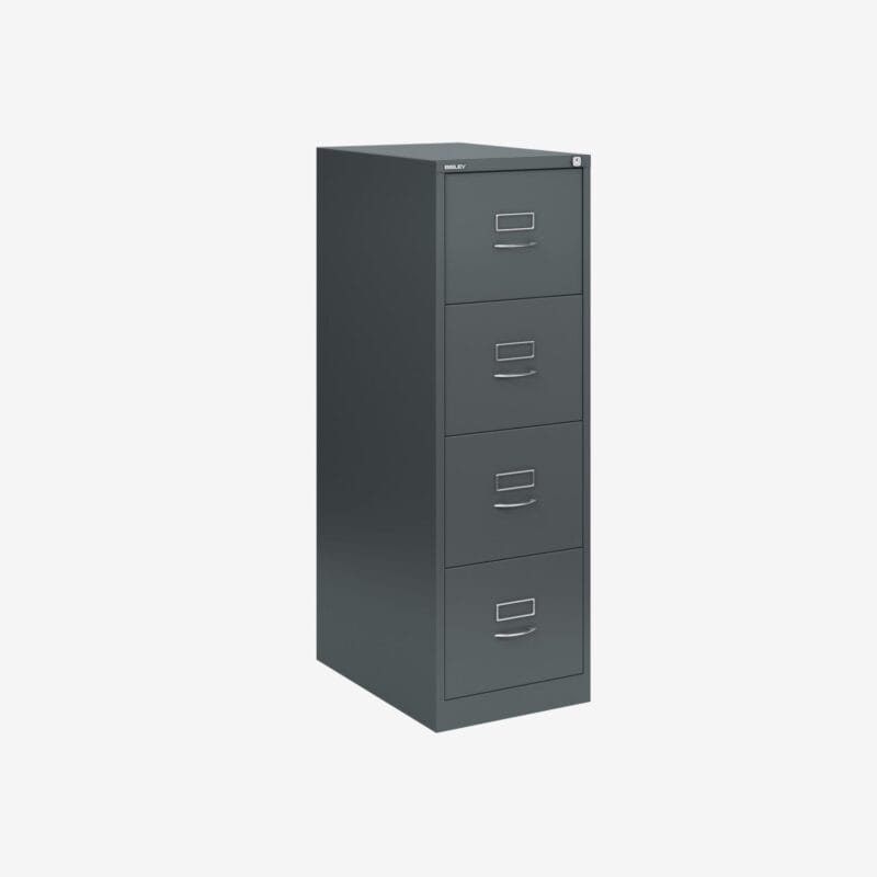 BS Traditional A4 Filing Cabinet | 4 Drawer Anthracite