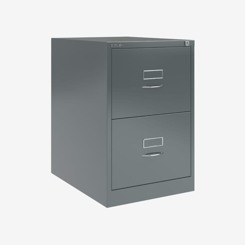 BS Foolscap Traditional Filing Cabinet | 2 Drawer anthracite
