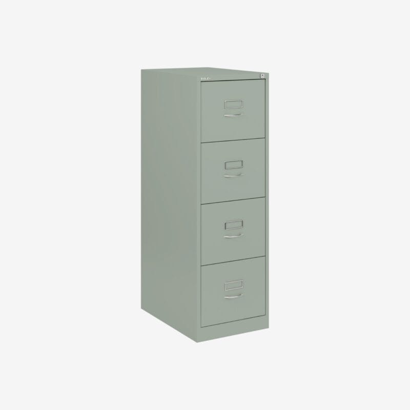BS Traditional A4 Filing Cabinet | 4 Drawer Silver