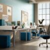 Office Desk With Goalpost Frame | 1200mm | Single