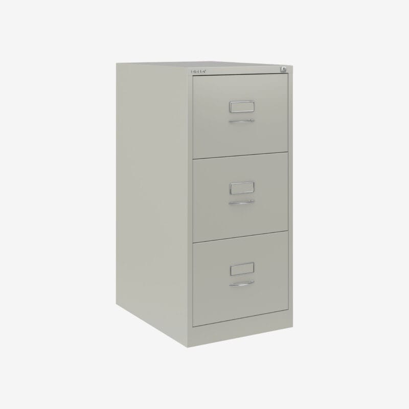 BS Foolscap Traditional Filing Cabinet | 3 Drawer Light Grey