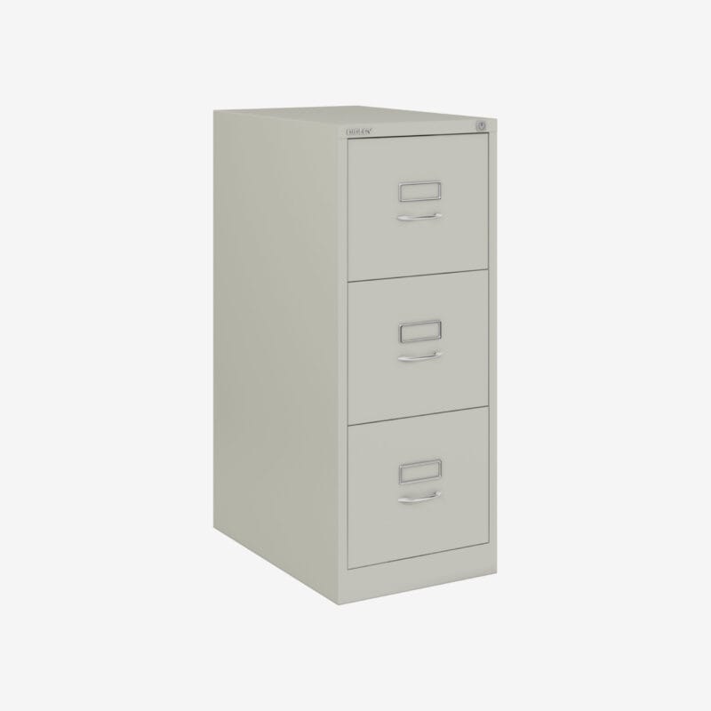 BS Traditional A4 Filing Cabinet | 3 Drawer Light Grey