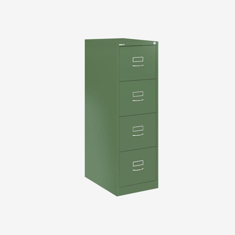 BS Traditional A4 Filing Cabinet | 4 Drawer Green