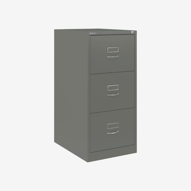 BS Foolscap Traditional Filing Cabinet | 3 Drawer Slate