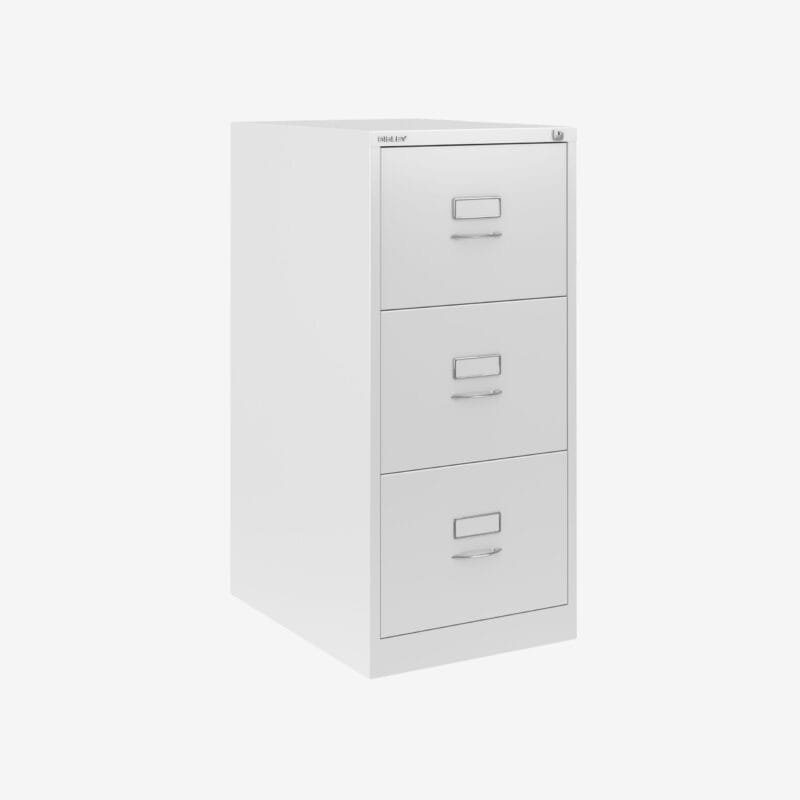 BS Foolscap Traditional Filing Cabinet | 3 Drawer White