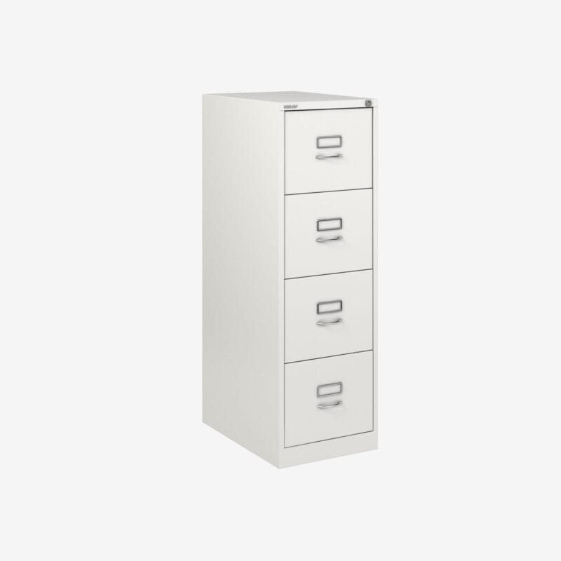 BS Traditional A4 Filing Cabinet | 4 Drawer White
