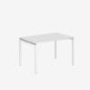 Office Desk With Goalpost Frame | 1200mm | Single White