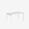 Office Desk With Goalpost Frame | 1400mm | Single White