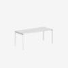 Office Desk With Goalpost Frame | 1800mm | Single White